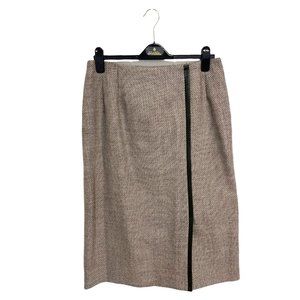 Harvé Benard Sport Women's 100% Wool Calf Length Pencil Skirt Size 14